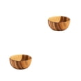 thumbnail image 4 of Toystoory Ensaladera Redonda Marrón Claro - Amplia Gama De Usos - Cuencos De Ecológicos Durables Y Fiables De 13 Cm 13cm 2Conjunto, 4 of 6