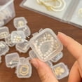 thumbnail image 6 of 10Pcs Mini Clear Square Box Empty Case with Lid for Earplugs Pills Jewelry, 6 of 10