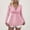 Pink, variant on TAGOLD Womens Sweater Tops,Casual Plus Size Fall Tops Blouse for Womens,Womens Solid Casual Kink Front Gathered V-Neck Long Sleeve Tops T-shirt Blouses Khaki M