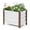 White, variant on Kicctian 39"x16"x18" Aluminum Raised Garden Bed – Modern Outdoor Metal Planter Box, Deep Single Layer with Drainage Holes & Rounded Corners Design – Great for Vegetables, Flowers, Gray