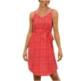 thumbnail image 1 of Vestido de mujer con estampado casual de verano sin mangas con estampado de punto de fiesta de vacaciones Fridja  nalpqowj4757, 1 of 1
