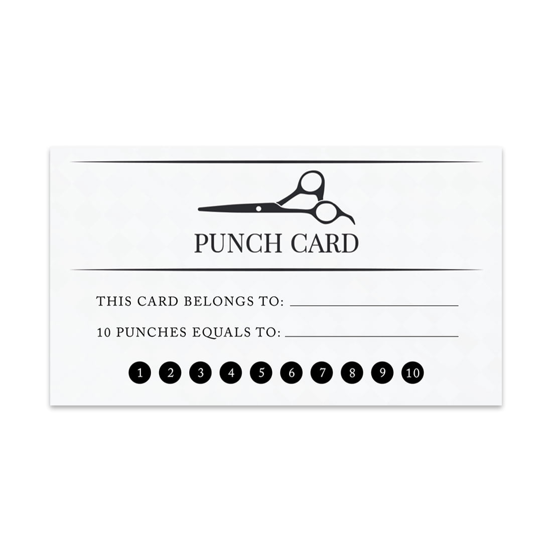 Andaz Press Barber Shop Reward Punch Cards, Loyalty Cards for Small  Business Customers, Incentive Award Cards, 100-Pack - Walmart.com