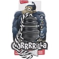 thumbnail image 1 of Multipet Gorrrrilla Tough Rubber Treat Toy W/Rope 4.5"-Black, 1 of 2