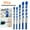 Blue, variant on 5 Pcs Masonry Concrete Drill Bit Set for Tile Brick Glass Plastic Wood, Tungsten Carbide Tip, Hex Shank, Work with Ceramic Porcelain Tile Wall Mirror Paver 1/4" 5/16" 3/8" 1/2" Drill Bit Set