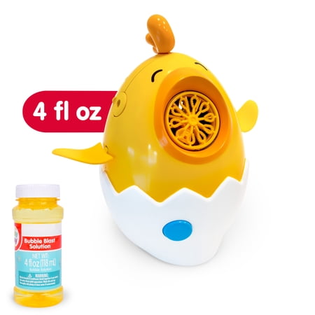 Play Day Dancing Chick Bubble Blower with 4 fl oz solution for Children Ages 3 and up