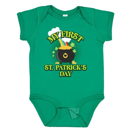 

Inktastic My First St. Patrick s Day Gift Baby Boy or Baby Girl Bodysuit