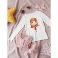 thumbnail image 3 of Red-haired Girl Long Sleeve Toddler -Image by Shutterstock,  3 Toddler, 3 of 4