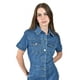 thumbnail image 4 of Vestido camisero de mezclilla Roman Fashion /Juvenil, 14501 (Azul medio) azul CH, 4 of 5