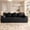Antique Black + Foam + 3 Seat + Foam, variant on 71" Corduroy Boneless Loveseat with Deep Seats, Apartment Size 2‑Seat Couch, 3 Pillows & Side Pockets for Bedroom Office, No Assembly,Antique Green