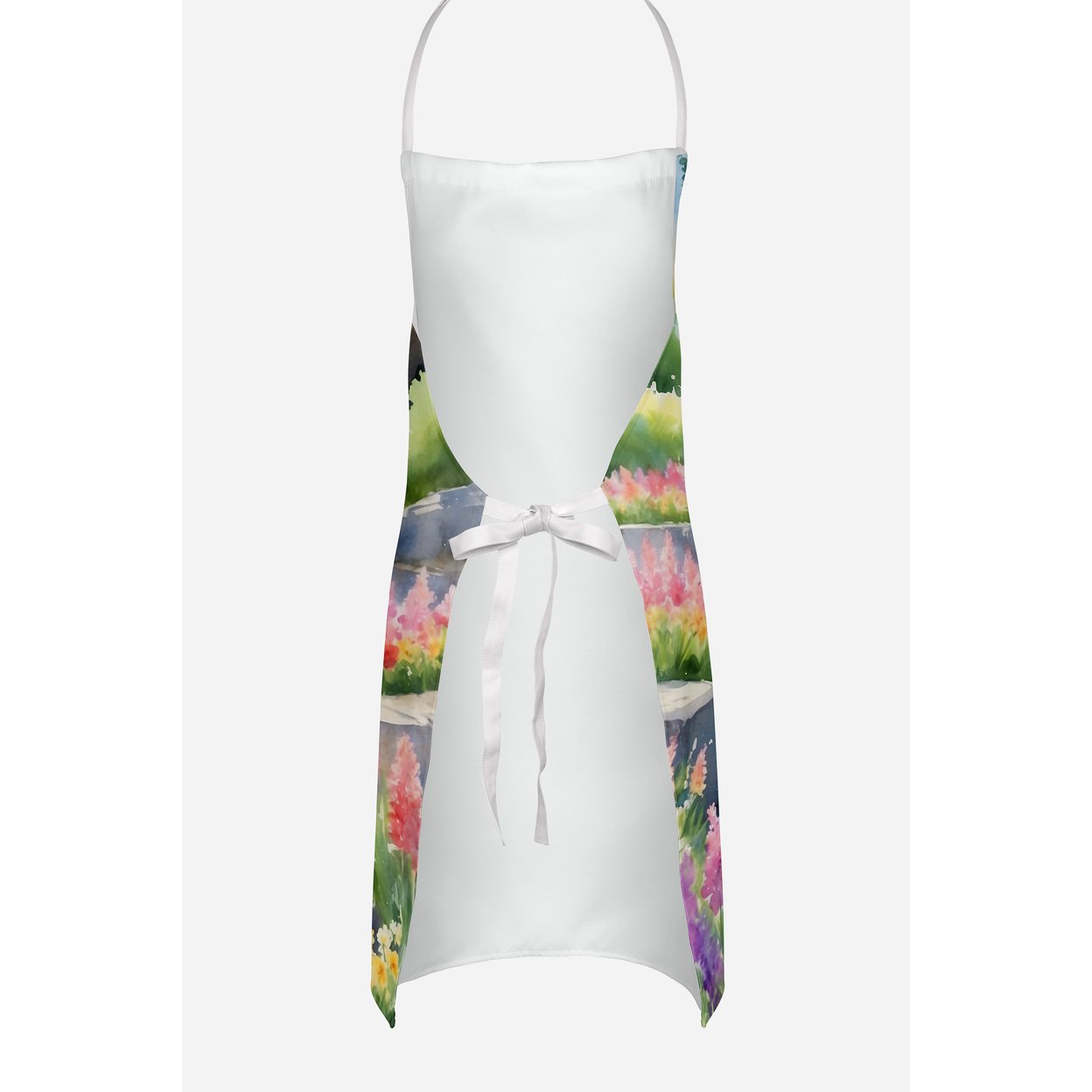 Cairn Terrier Spring Path Apron 27 in x 30 in