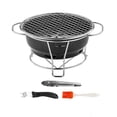 thumbnail image 4 of Parrilla de carbón coreana para acampar, soporte compacto para estufa, ideal para exteriores y patios. Sin parrilla para ollas, 4 of 9