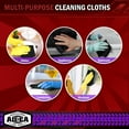 thumbnail image 7 of AIDEA Microfiber Cleaning Cloth Black 10PK, Microfiber Towels for Cars, Premium Wash Cloths, Dusting Cloth Lint Free Cleaning Rags for SUVs, House, Kitchen, Window, Cleaning Supplies12×12", 7 of 7