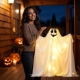 thumbnail image 5 of Halloween Decorations Ghost 31.5 In Light Up Standing Ghost Decoration, Halloween Outdoor Yard Porch Decor, LED Garden Display, Seasonal Party Accent, 5 of 7