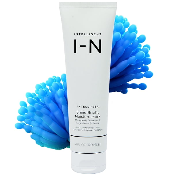 Shine Bright Moisture Hair Mask Acondicionamiento intenso para un brillo brillante y suavidad Vegano 4 Oz