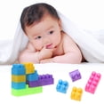 thumbnail image 2 of 46 Uds. Bloques de construcción juguete de ladrillos plástico reutilizable útil para niños y niñas, 2 of 6