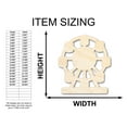 thumbnail image 2 of Unfinished Wood Ferris Wheel Shape 42" / 3/4", 2 of 4