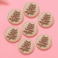 thumbnail image 5 of 13 mm 100 piezas bolsa 4 agujeros botones redondos herramientas de coser accesorios artesanías hechas a mano DIY botón de madera (293 13 mm), 5 of 5
