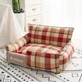 thumbnail image 2 of Removable Cat House Soft Sofa Mats Washable Pet Dog Bed Portable Puppy Cushion Dog Plaid Sleeping Beds For Dogs Pets Supplies ShopWise Round, 2 of 24