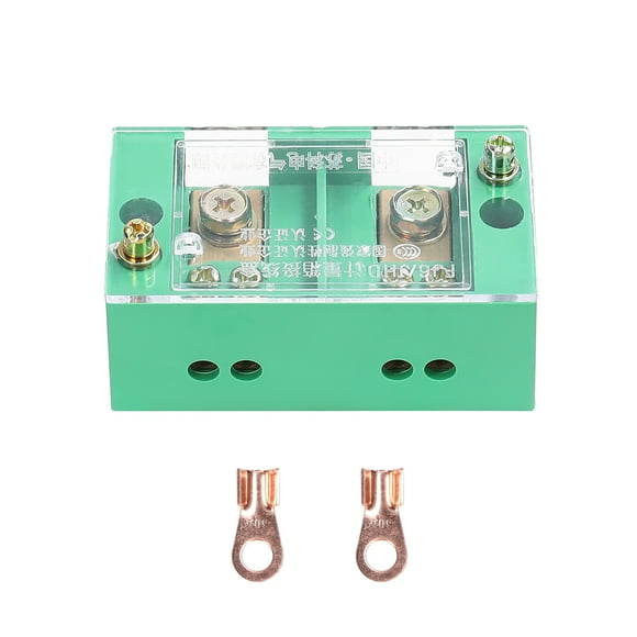 Labymos 60A 600V Portable Junction Box Household Multifunctional Wire Splitter Wire Terminal Junction Box with 2 Copper Lugs