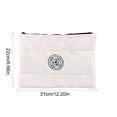 thumbnail image 3 of YiJuHui Large Capacity Makeup Bag, Travel Cosmetic Case with Soft Quilted Nylon, Waterproof Toiletry Organizer for Women, Portable Pouch for Toiletries and Accessories, 3 of 6