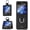 Black, variant on for Samsung Galaxy Z Flip 5 5G Case with Ring Slim Thin Lightweight Flip5 Phone Case PC Hard Cover (Blue,Z Flip 5)