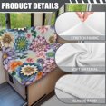 thumbnail image 6 of Yuyamidu Boho Flowers RV Dinette Cushion Covers Universal Camper Accessories RV Strech Sofa Seat Slipcovers 2 Pack Include 1 Bench Cover 1 Backrest Cover Camper Must Have, 6 of 7