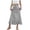 *1-Gray, variant on Women's High Waist Striped Maxi Skirt,Beach Party Dresses For Women,Ladies Pleated Flared A-Line Skirt with Pockets,Black,S-2XL