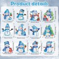 thumbnail image 3 of Llaveros colgantes con forma de muñeco de nieve con forma de ferraycle, 12 unidades, 3 of 6