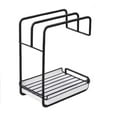thumbnail image 2 of WRXMIJNHGSA Drain Rack Kitchen Rag Organizer And Drying Rack 2024 Newest Kitchen Sponge Holder Dishcloth Hanger Cloth Rack Kitchen Organizer For Sponge Dish Cloth Rag Brush Scrubber Storage (Black), 2 of 8