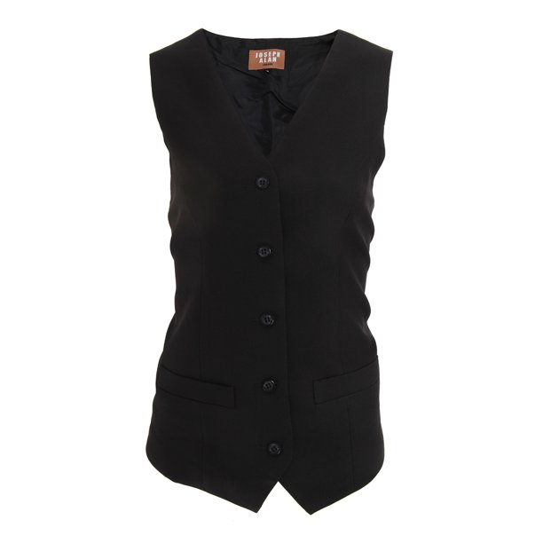 Dennys - Chaleco modelo Joseph Alan para mujer (Paquete de 2) (Negro) Dennys UTBC4210_black
