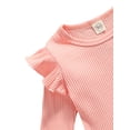 thumbnail image 4 of xiaxaixu Baby Flying Sleeves + Suspender Skirt + Bow Headband, Flower Pattern, 4 of 6