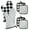6pcs White&Black, variant on GROBRO7 5Pack Cotton Pocket Pot Holder Set Kitchen Heat Resistant Potholder Machine Washable Terry Cloth Potholders Bulk