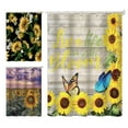 thumbnail image 5 of CSCHome Shower Curtain Sunflower Rustic Farmhouse Shower Curtain Set,Waterproof Quick-Dry Shower Sunflower Bathroom Curtain Deco, 5 of 5