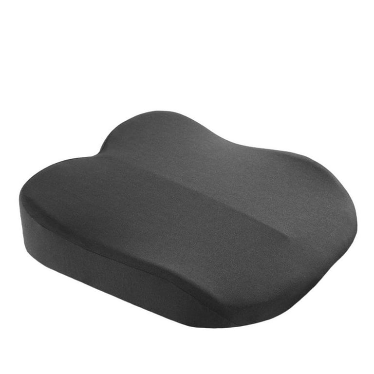 SDJMa Car Booster Seat Cushion Raise The Height for Short People Driving  Hip (Tailbone) and Lower Cack Fatigue Relief Suitable for Cars,Office  Chairs, Wheelchairs (Black,Gray,Blue,Coffee) 