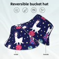 thumbnail image 2 of Balery Lama in Space Sombreros para el sol para hombre y mujer, sombrero de pescador con UPF 50+, 2 of 6