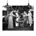 thumbnail image 2 of Print: President And Mrs. Roosevelt Entertain Disabled Veterans At Garden, 2 of 4