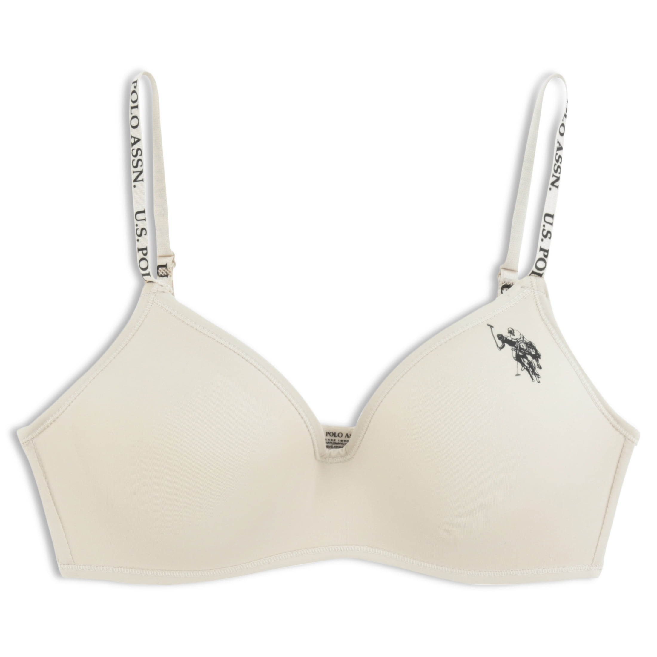 U.S. Polo Assn. Women's Microfiber Wirefree Bra Set, 3-Pack