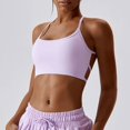thumbnail image 1 of Sujetador deportivo con espalda descubierta para mujer, sujetadores cruzados en la espalda para Yoga, Top de entrenamiento, Top corto de gimnasia, ropa interior deportiva para correr, ropa deportiva, 1 of 5