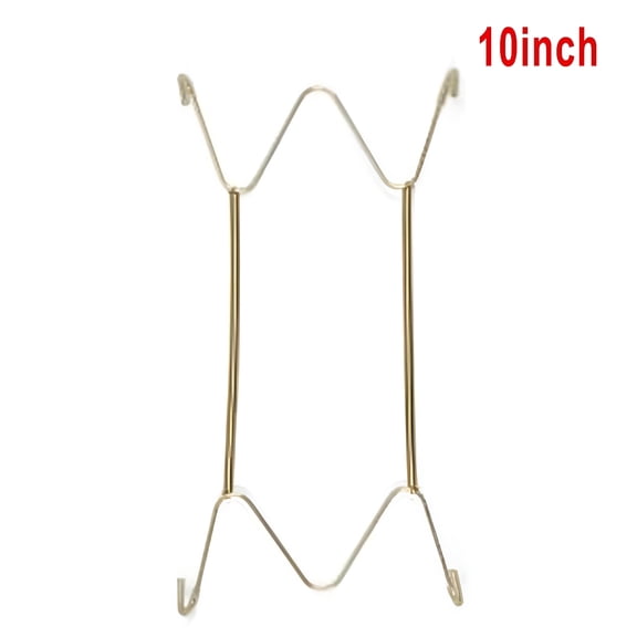 XIBUFE 2026 New Plate Hangers,Wall Display Invisible Dish Hangers Adjustable Plate Spring Holder 8Inch/10Inch/12Inch/14Inch/16Inch Invisible Plate Dish Hanger Wall Display Hooks Home Decor (8")