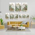 thumbnail image 6 of Woodland Nursery Prints,Woodland Animals Wall Art Framed Canvas Mountain Print,Boy Woodland Nursery Print,Boy Wall Art, Jungle Theme Nursery Decor Watercolor Woodland Nursery Wall Decor 12"x16", 6 of 6