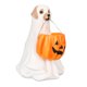 thumbnail image 2 of Estatua de perro fantasma de Halloween, adorno de perro de calabaza de resina, linda figura de perro fantasma espeluznante para interior y exterior, 2 of 10