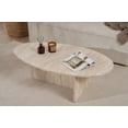 thumbnail image 4 of Nordure Orba - Travertine Travertine Coffee Table, 4 of 9