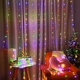 thumbnail image 5 of 300 LED Curtain String Lights, Twinkle Fairy Lights for Bedroom with 8 Lighting Modes, USB Christmas Lights for Party Home Bedroom Indoor Wall Room Christmas Decor (Multi-color), 5 of 7