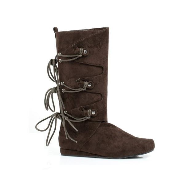 ELLIE 011-FOREST Children's Microfiber Boots Forest Kids Flat Costume Boots