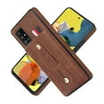 thumbnail image 3 of Dteck for Samsung Galaxy A71 5G Case, PU Leather Adjustable Loop Strap Case with Hidden Cart Slot Shockproof Protective Case for Samsung A71 5G 6.7" 2020 Ladies Women Men, Brown, 3 of 15