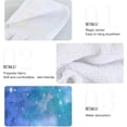 thumbnail image 5 of SKYSONIC 2 PCS 12"x17" Hand Towels for Kitchen Blue Galaxy Bathroom Hand Towels Kitchen Towels with Hanging Loop, Hanging Tie Towels, 5 of 6