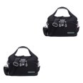 thumbnail image 3 of Jumpingount Bolso elegante para mujer de gran capacidad y multiusos bolso de hombro para mujer bolso de mensajero negro medianoche Medianoche negro 2Conjunto, 3 of 6
