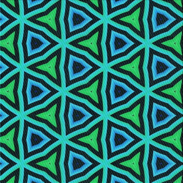 Ahgly Company Tapis d'Intérieur Lavable en Machine Carré Transitionnel Turquoise Foncé Vert, 7 Pieds Carré