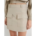 thumbnail image 5 of Faux Leather Mini Skirt, 5 of 6