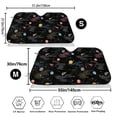 thumbnail image 3 of Kdxio Galaxy Print Windshield Sun Shade,UV Rays and Sun Heat Protection,Sunshade for Car Windshield,Car Shade Front Windshield - Small, 3 of 6